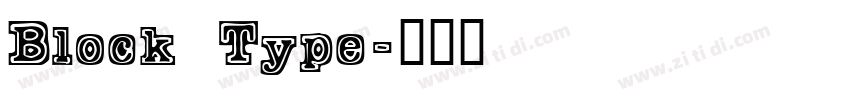Block Type字体转换
